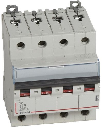 Выключатель автоматический Legrand DX3-E 6000 4п 16А B 10кА картинка